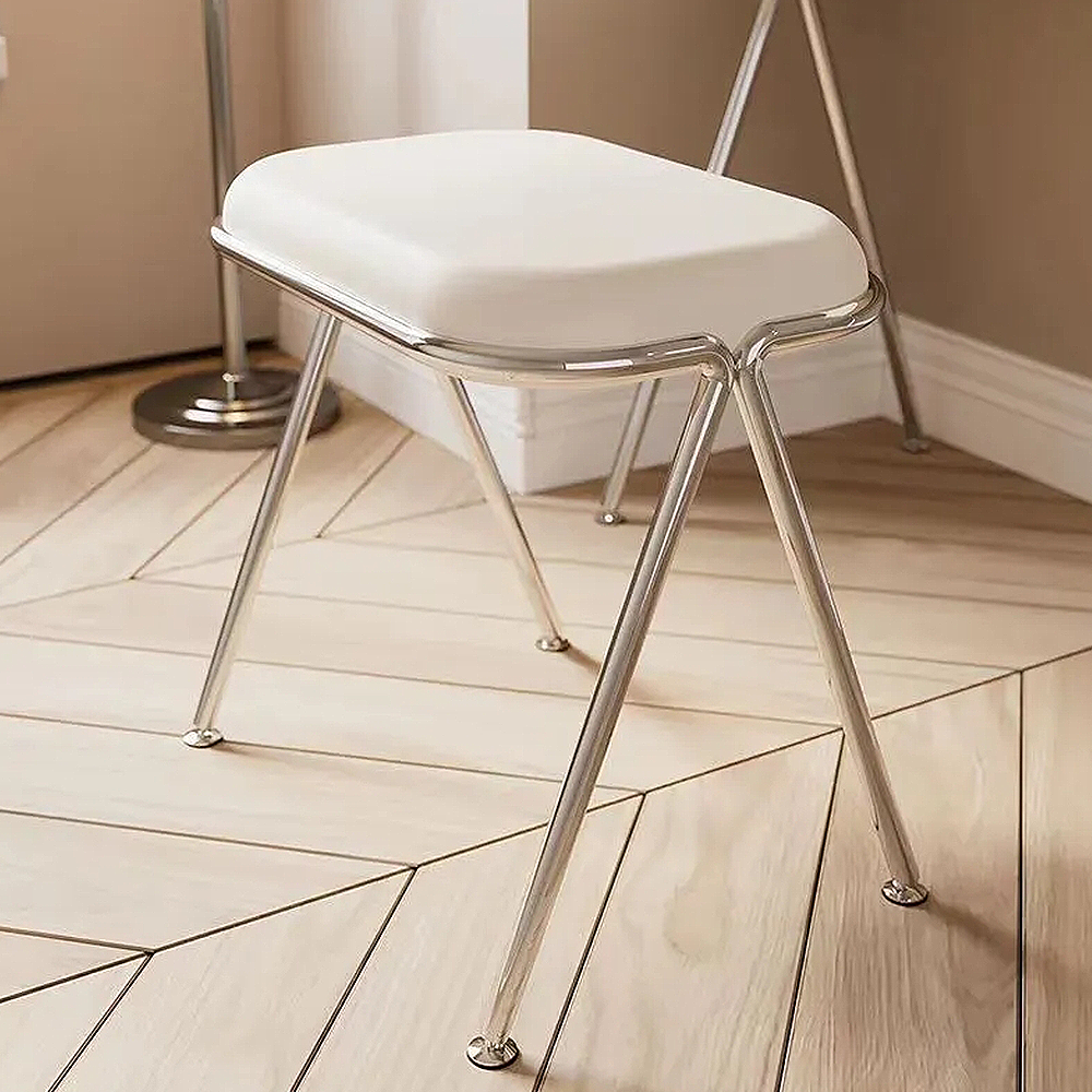 FOREST HILL Makeup Vanity Table Set With Cushioned Stool & Drawer