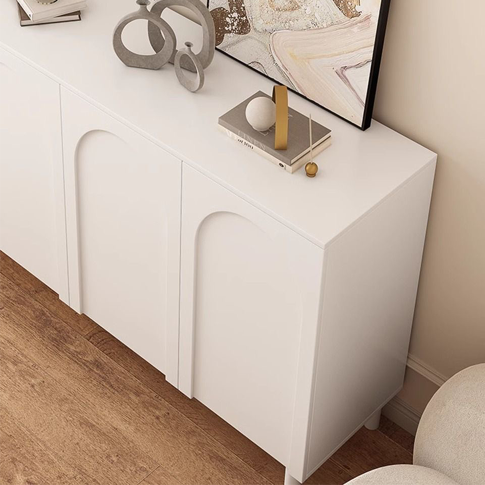 FOREST HILL Creative Cream Entrance Shoes Storage Cabinet