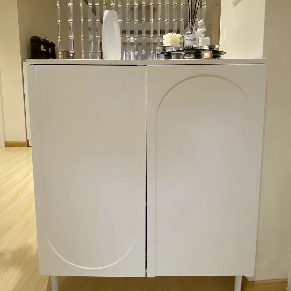 FOREST HILL Creative Cream Entrance Shoes Storage Cabinet