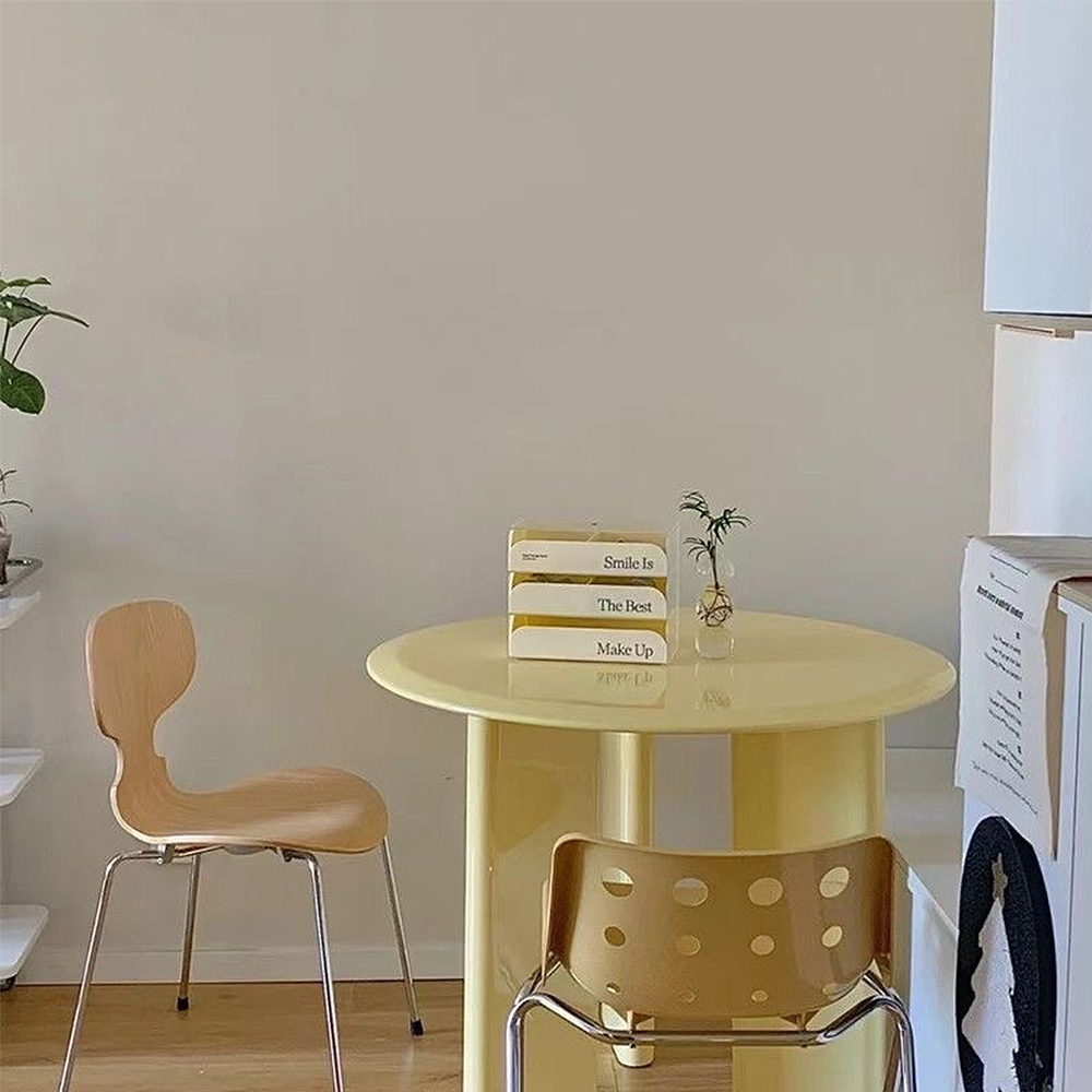 FOREST HILL Nordic round dining table cream dining table