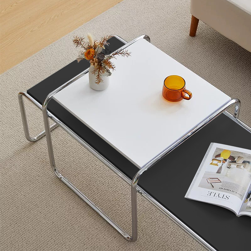 FOREST HILL Modern Rectangular Nesting Wood Coffee Table Set