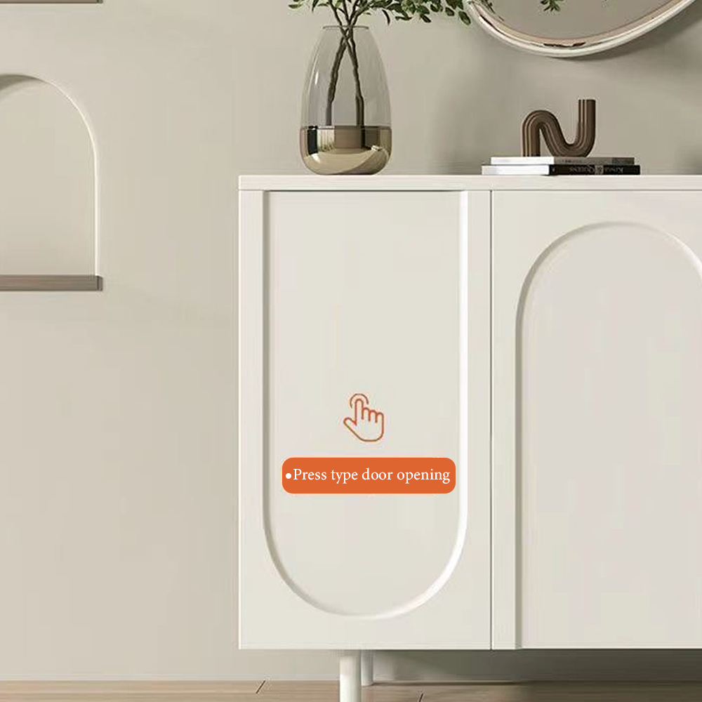 FOREST HILL Creative Cream Entrance Shoes Storage Cabinet