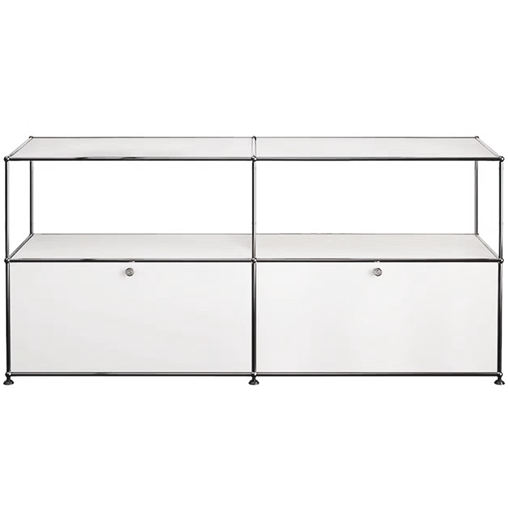 FOREST HILL Modern Minimalist Multipurpose Metal Storage Cabinet