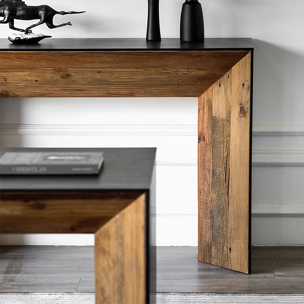 FOREST HILL Mid-century SimpleSolid Wood Console Table