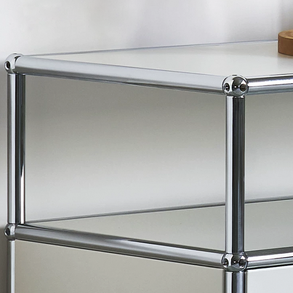 FOREST HILL Modern Minimalist Multipurpose Metal Storage Cabinet