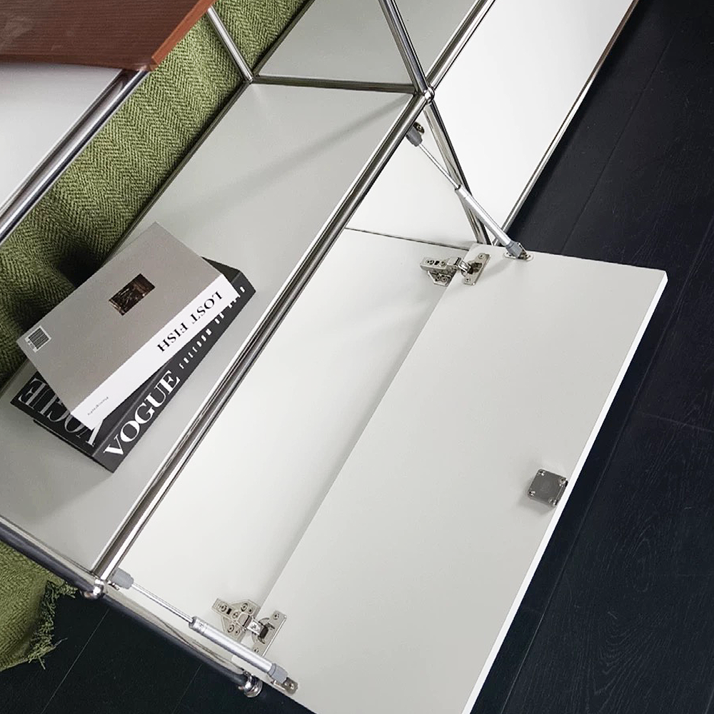 FOREST HILL Modern Minimalist Multipurpose Metal Storage Cabinet