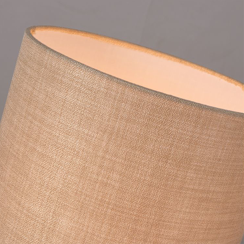 FOREST HILL Natural Travertine & Brass Accent Table Lamp