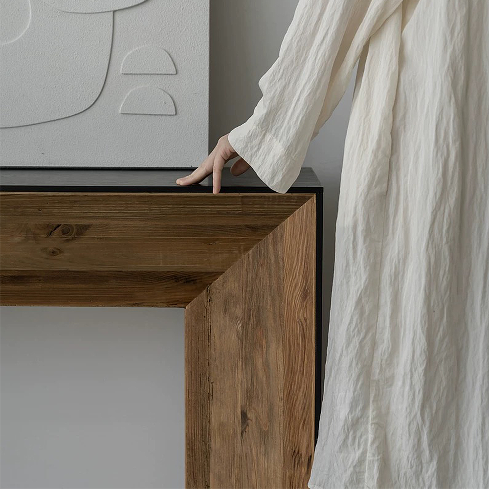 FOREST HILL Mid-century SimpleSolid Wood Console Table