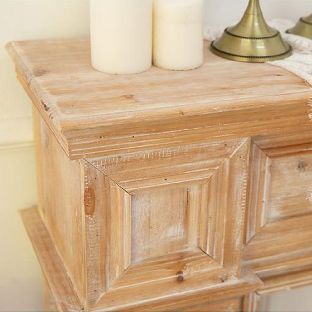 FOREST HILL 35“ Retro Solid Wood Fireplace