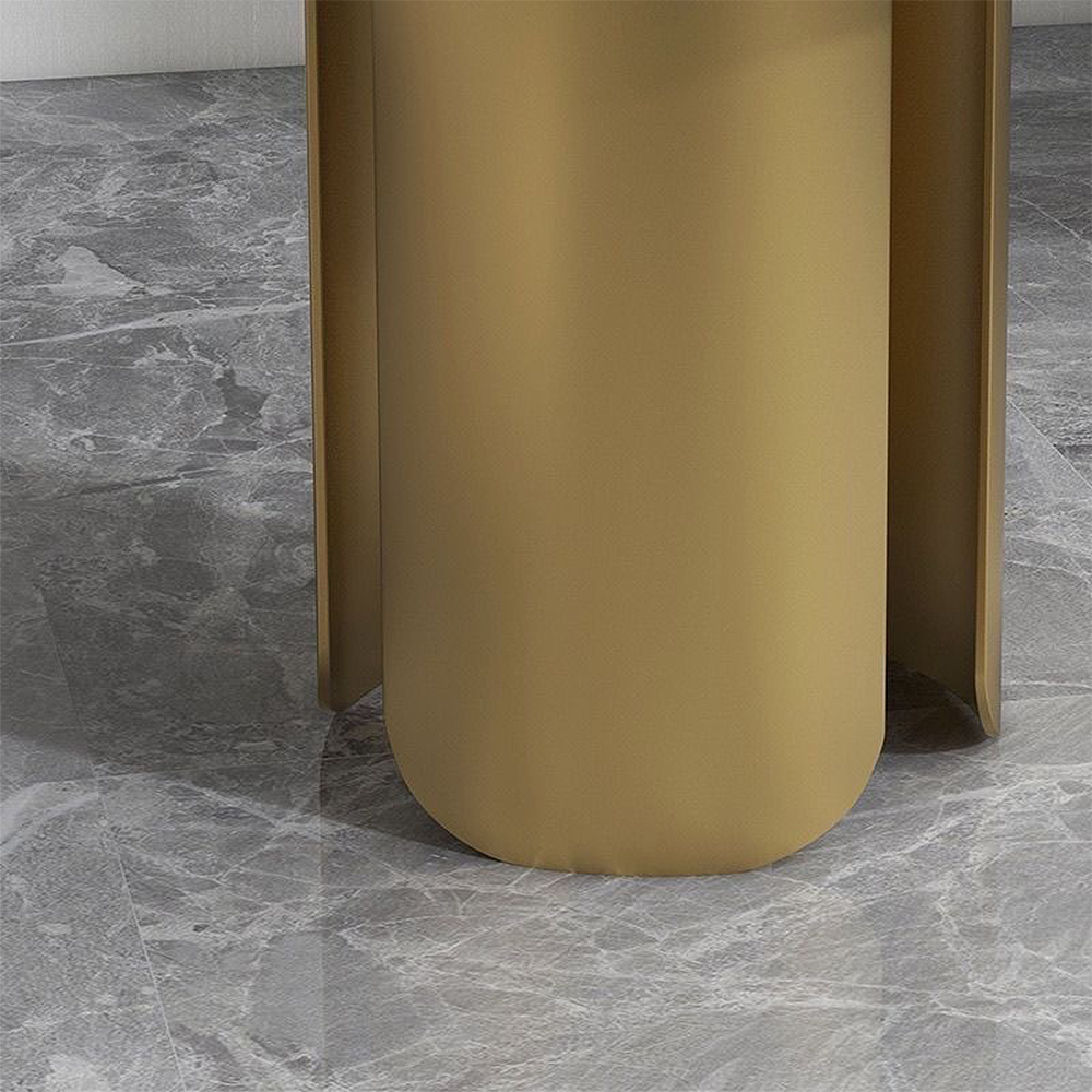 FOREST HILL Modern Marble & Steel Center & Side Tables