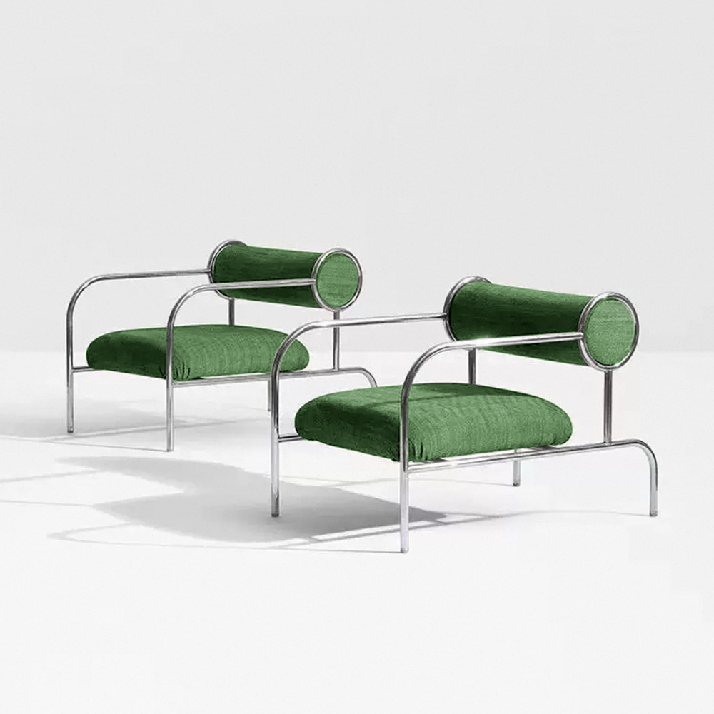SHIRO KURAMATA Sofa with arms karmstol