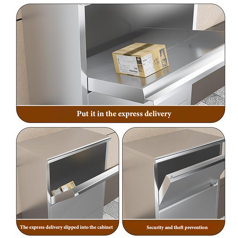 FOREST HILL Protected Package Delivery Stainless Steel Box