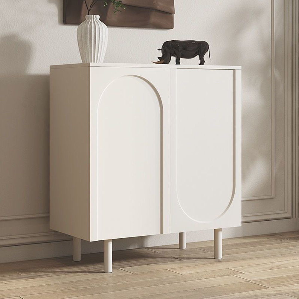 FOREST HILL Creative Cream Entrance Shoes Storage Cabinet