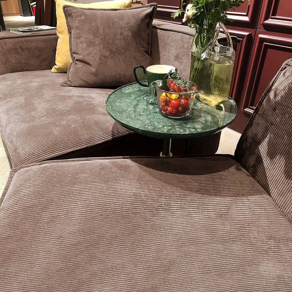 FOREST HILL HOME 79“ Chenille Corduroy Upholstered Two Seats Sofa