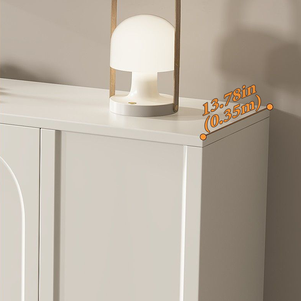 FOREST HILL Creative Cream Entrance Shoes Storage Cabinet