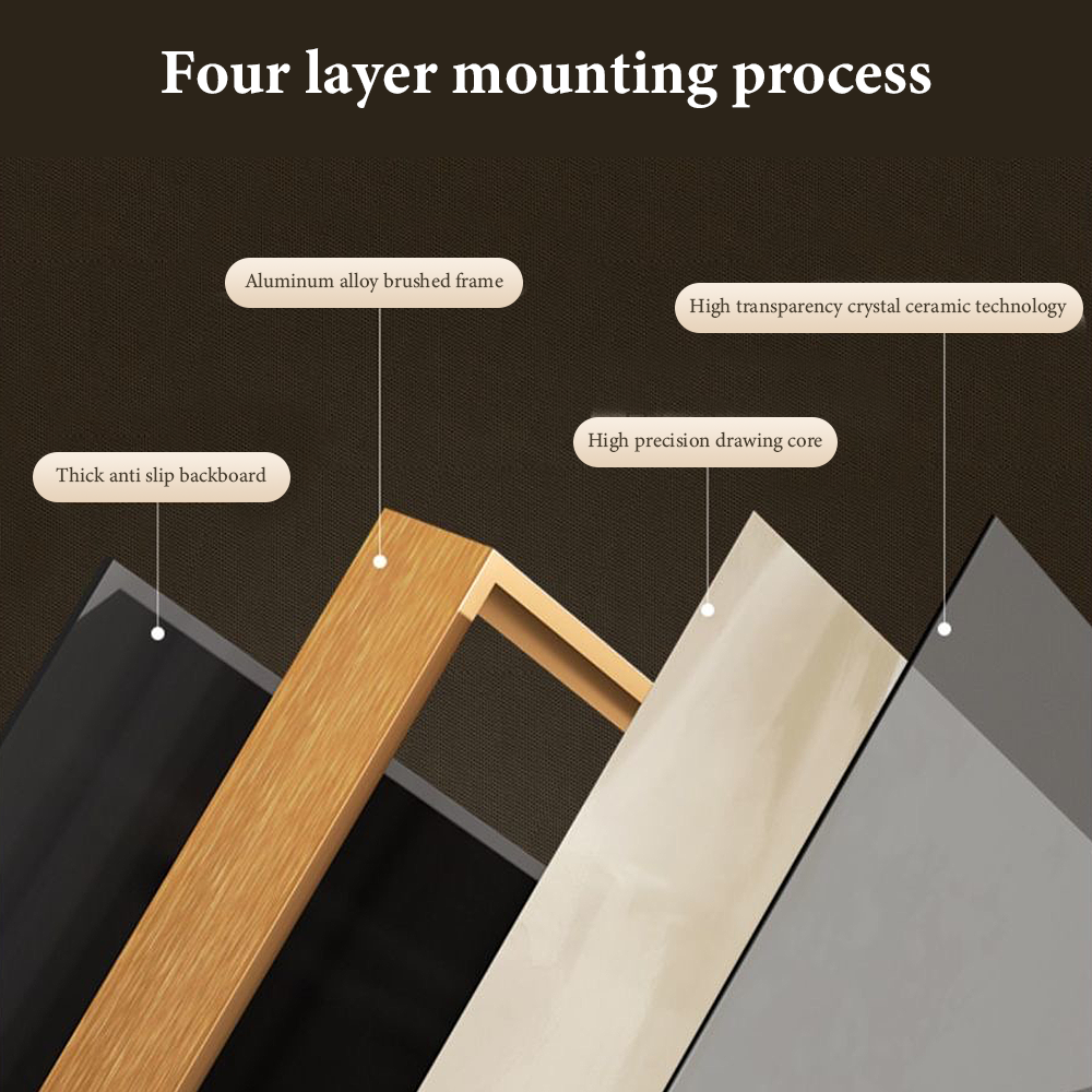 FOREST HILL Chinese Style Birds Painting With Black Frame