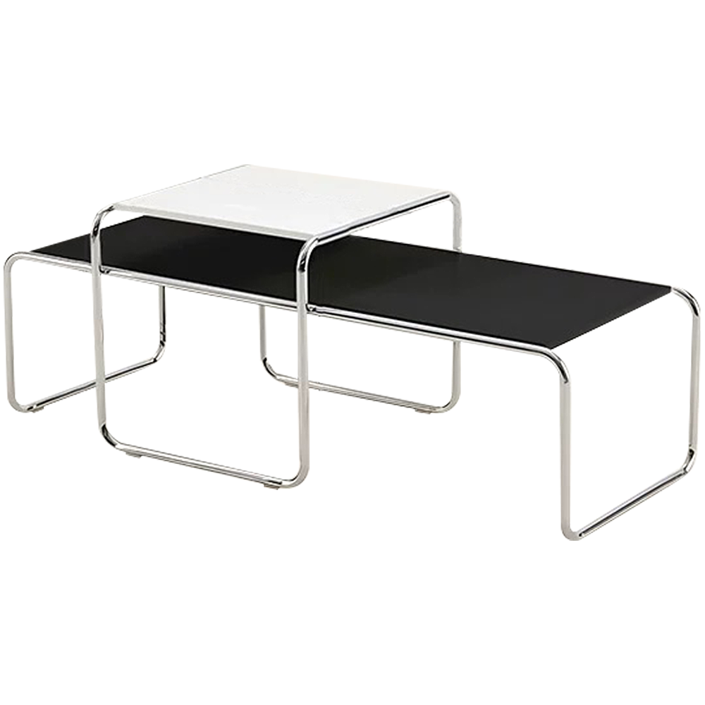 FOREST HILL Modern Rectangular Nesting Wood Coffee Table Set