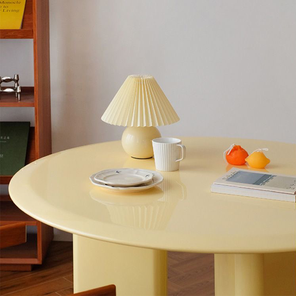 FOREST HILL Nordic round dining table cream dining table