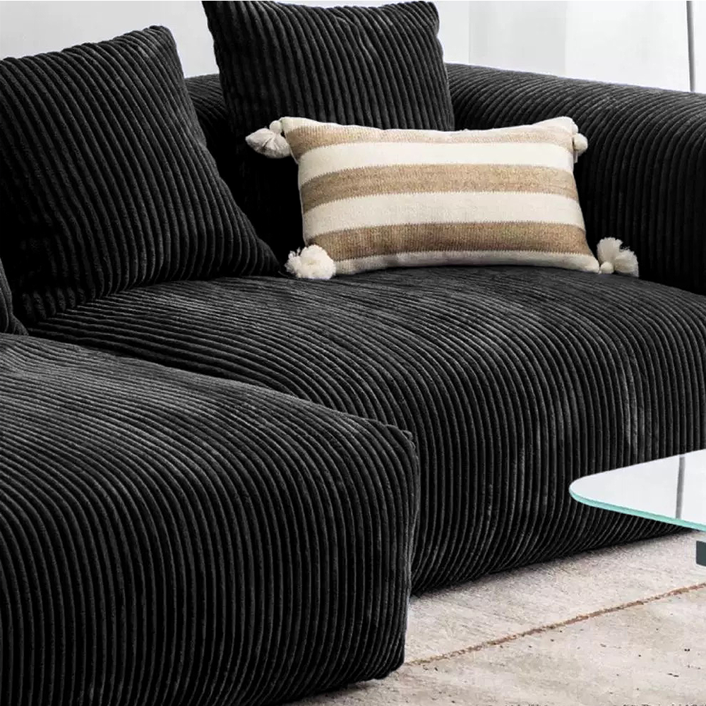 FOREST HILL 106“ L-shape Upholstered Deep Sitting Sofa with Chaise