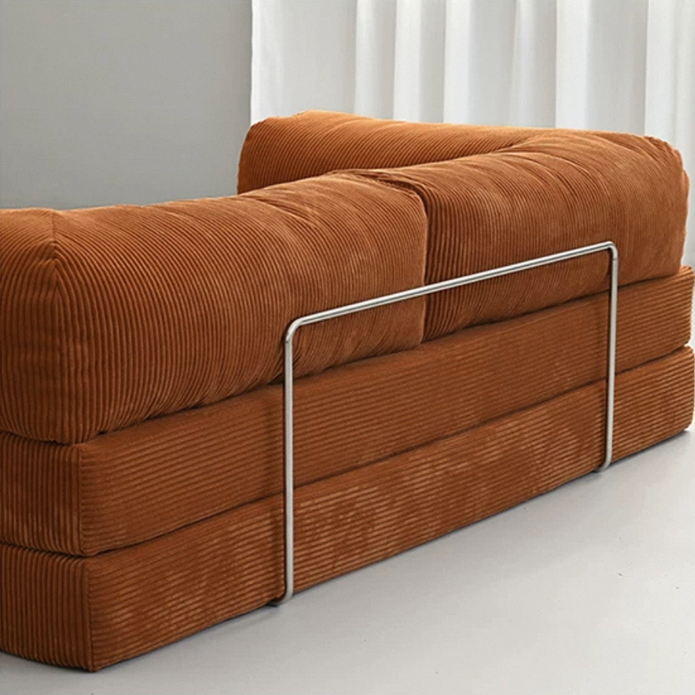 FOREST HILL 79“ Modern Beige Folding Sofa Bed