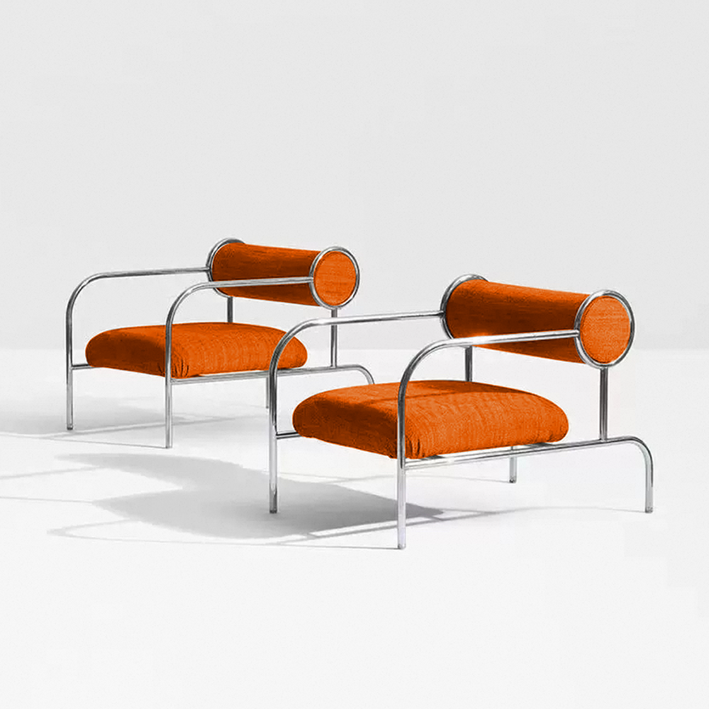SHIRO KURAMATA Sofa with arms karmstol