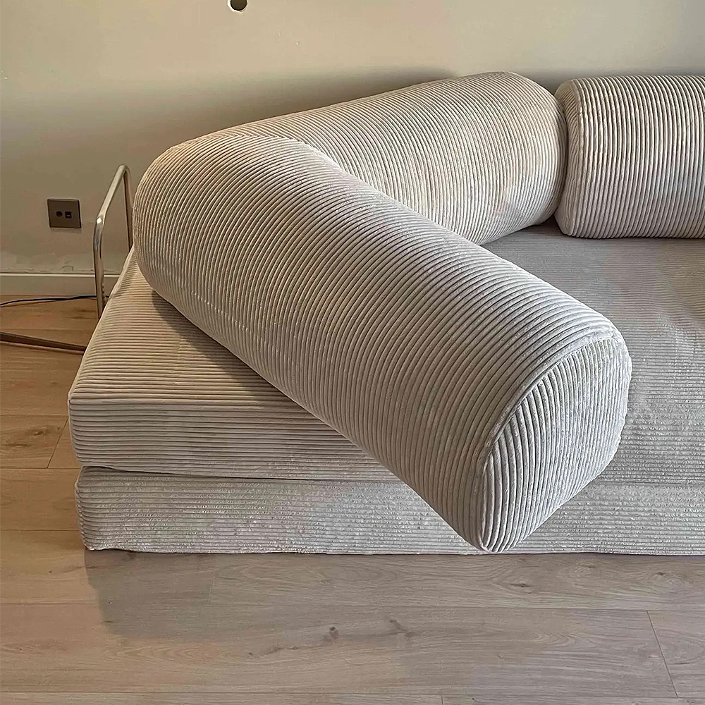 FOREST HILL 79“ Modern Beige Folding Sofa Bed